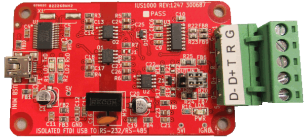 Isolated USB to Serial Converter